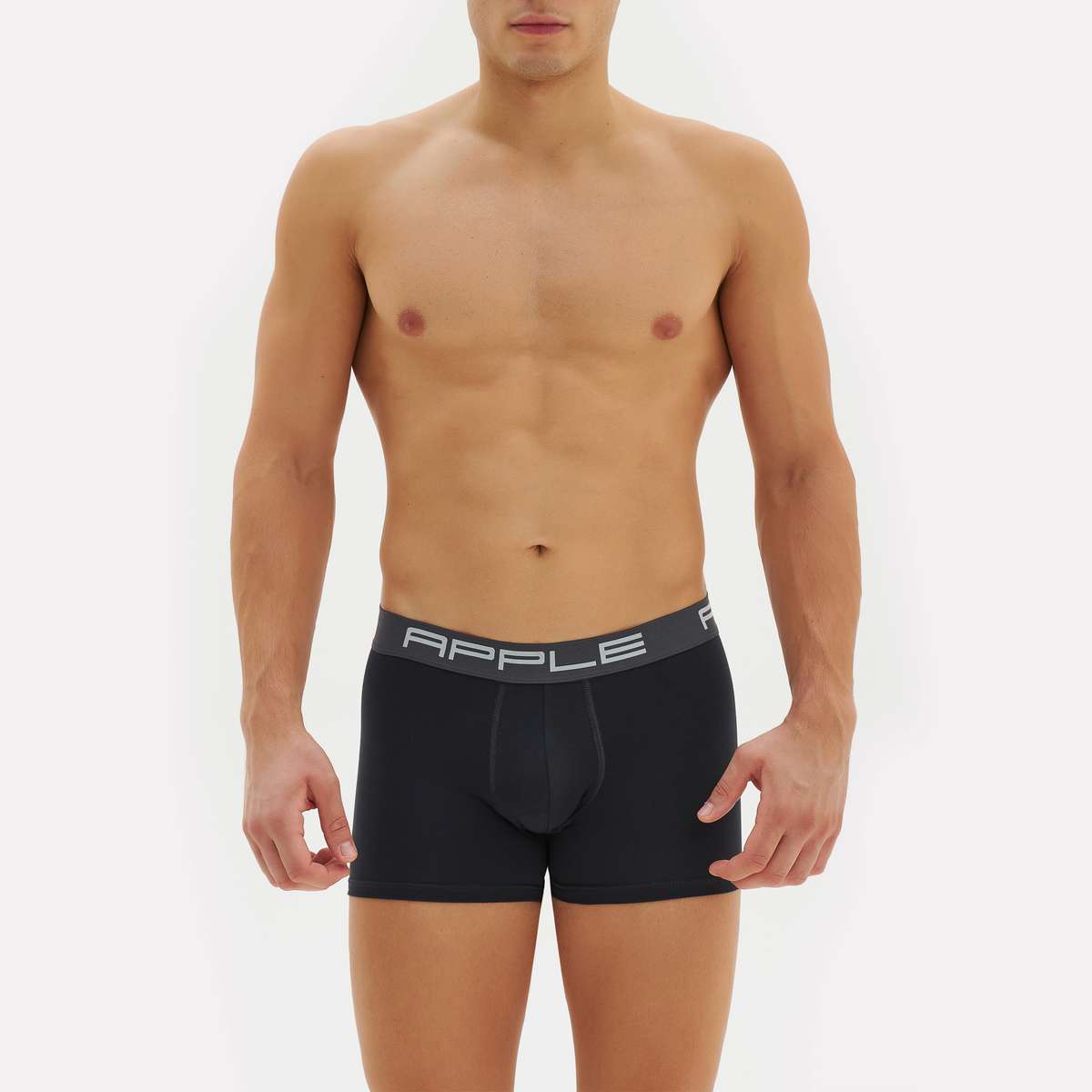 APPLE BOXER MEN΄S BOXER 0113965 BLACK-NAVY-ANTHRACITE 3PACK  - Μαύρο / Μπλε / Ανθρακί - M